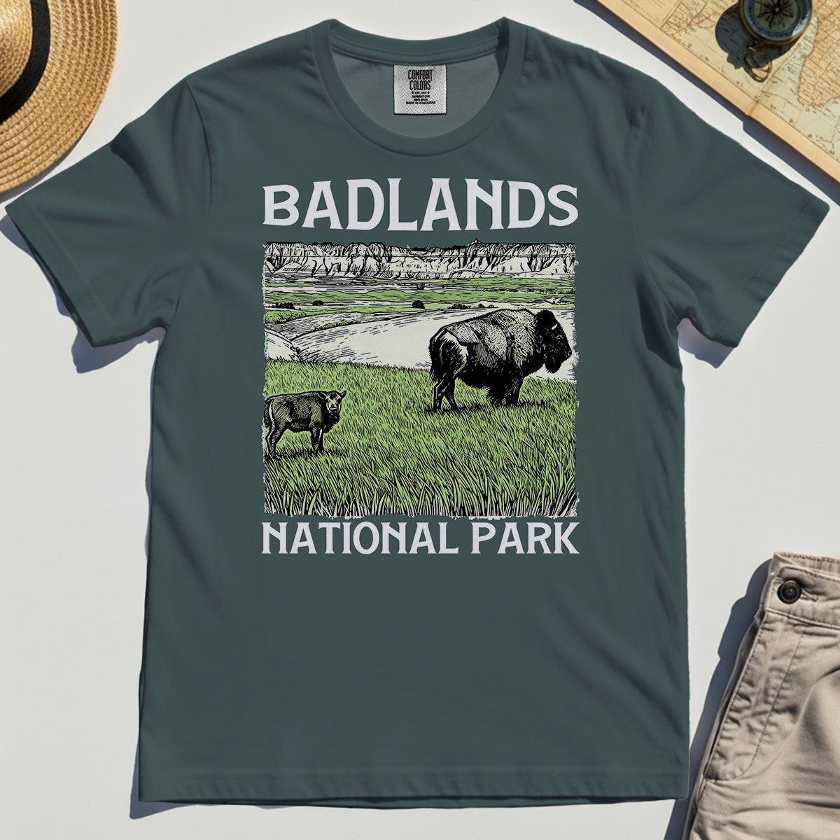 Badlands National Park Comfort Color Tee 4