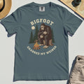 Bigfoot Grabbed My Wiener Comfort Color Tees 4