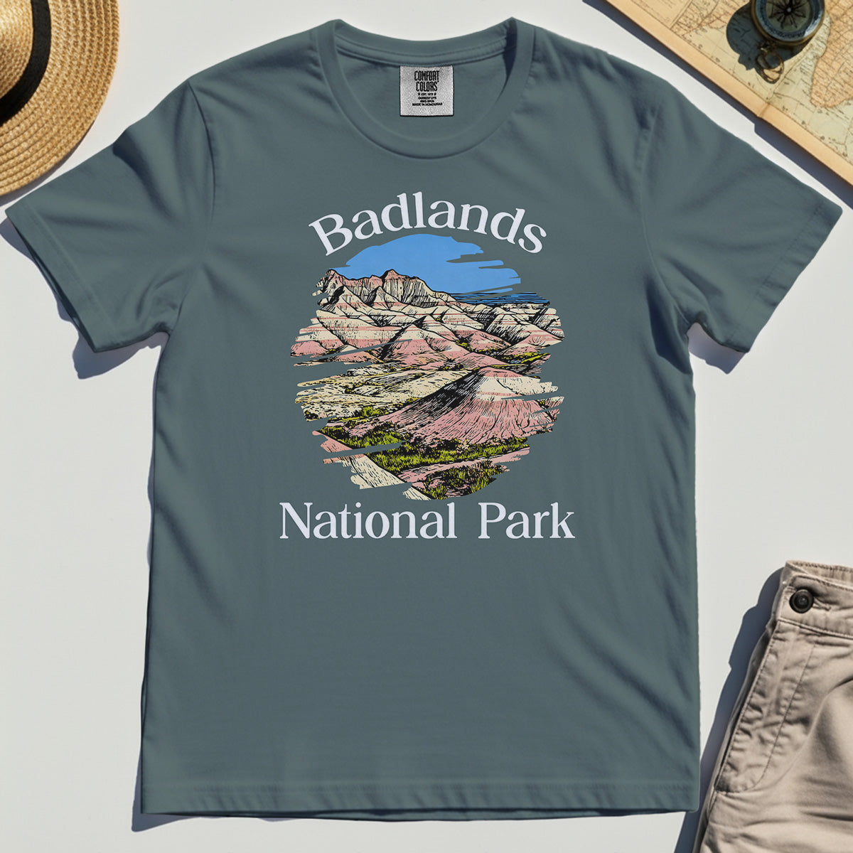 Badlands National Park Graphic Comfort Tee 3