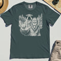 Funny Bigfoot Rock On Comfort Tee 1