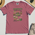 Camper’s Family Vacation Comfort Tee, Funny Outdoor Campfire Coffee Trail Mix Adventure Comfort Color Tee 5