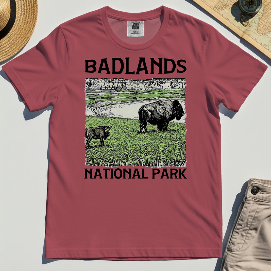 Badlands National Park Comfort Color Tee 1