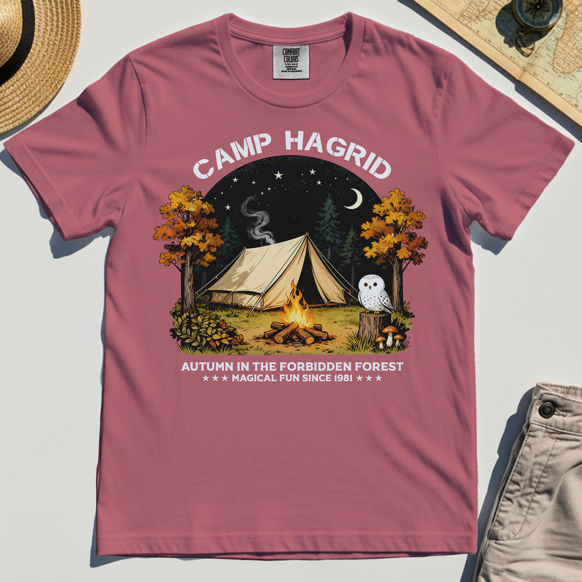 Vintage Camp Hagrid 1981 Comfort Color Tee 4