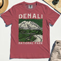 Denali National Park Comfort Tee, National Park Mountain Landscape Comfort Color Tee 4