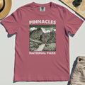 Pinnacles National Park Comfort Tee, Vintage Nature Camping Adventure Comfort Tee 5