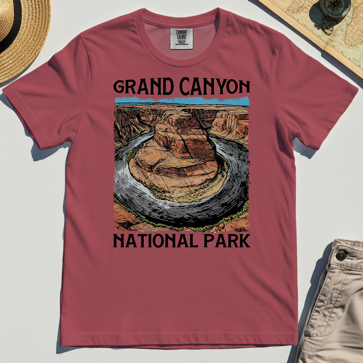 Retro Grand Canyon National Park Comfort Tee 5