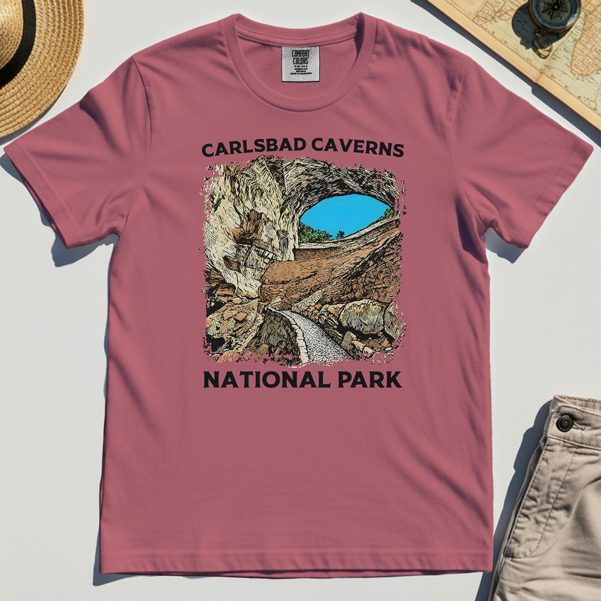Carlsbad Caverns National Park Comfort Color Tee 4