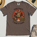 Funny Bigfoot Camping Comfort Tee, 