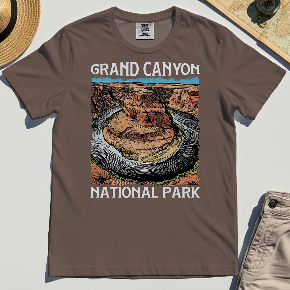 Retro Grand Canyon National Park Comfort Tee 6