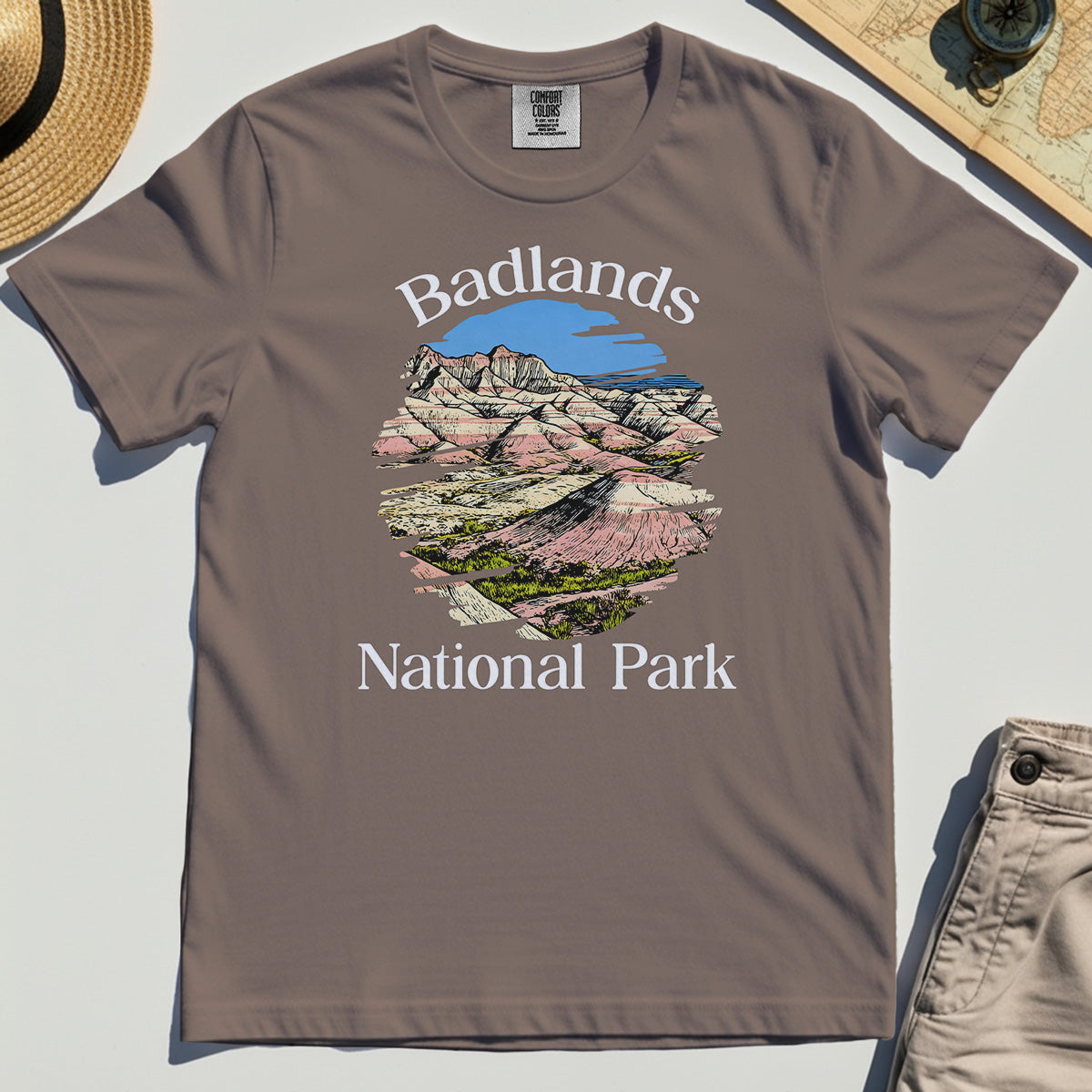 Badlands National Park Graphic Comfort Tee 5