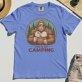 Funny Bigfoot Camping Comfort Tee 