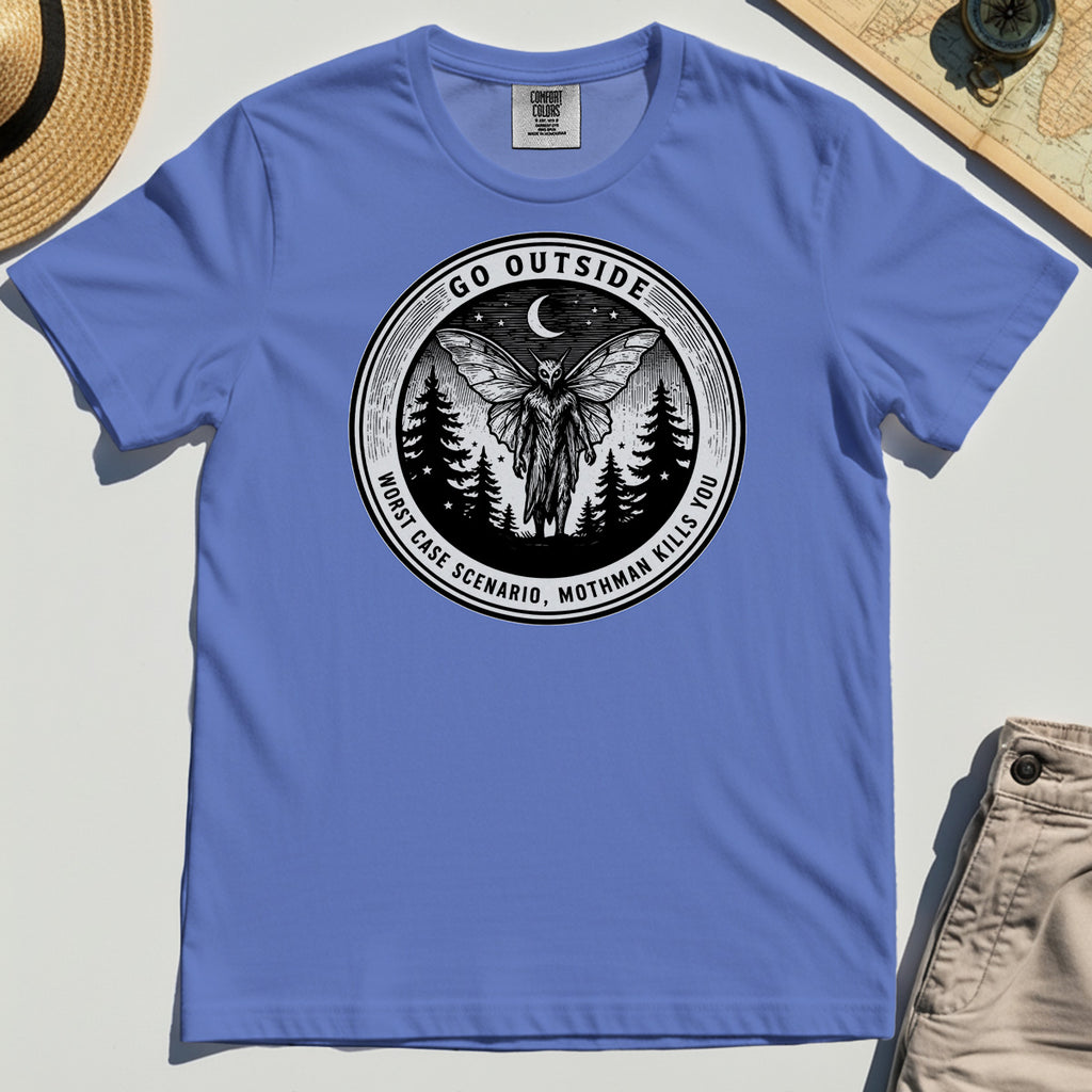 Funny Mothman Comfort Tees For Campers 7