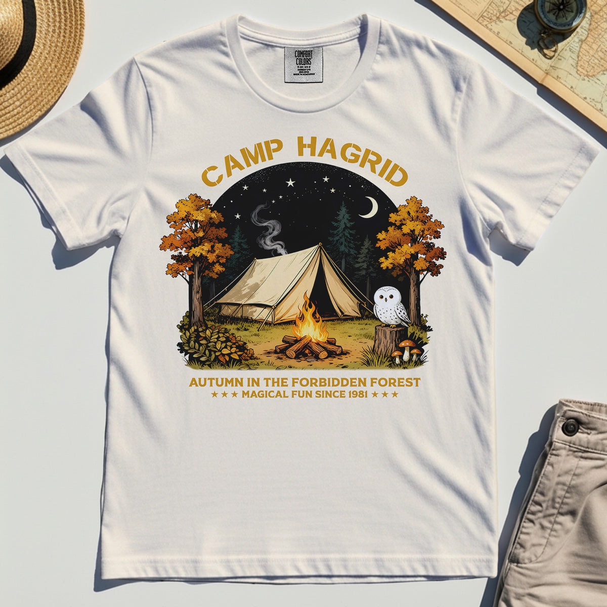 Vintage Camp Hagrid 1981 Comfort Color Tee 7