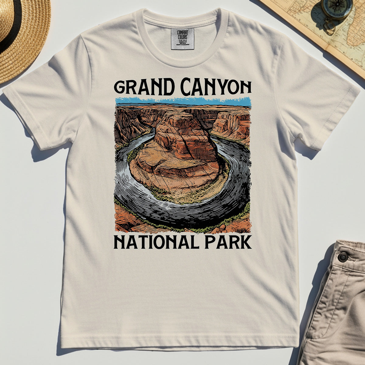 Retro Grand Canyon National Park Comfort Tee 7