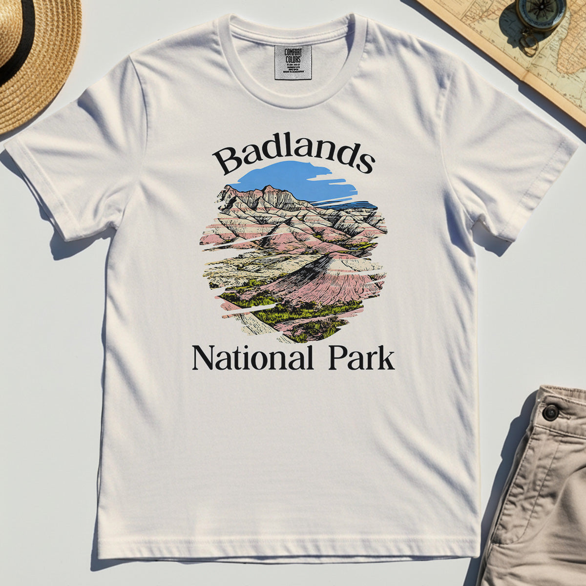 Badlands National Park Graphic Comfort Tee 7
