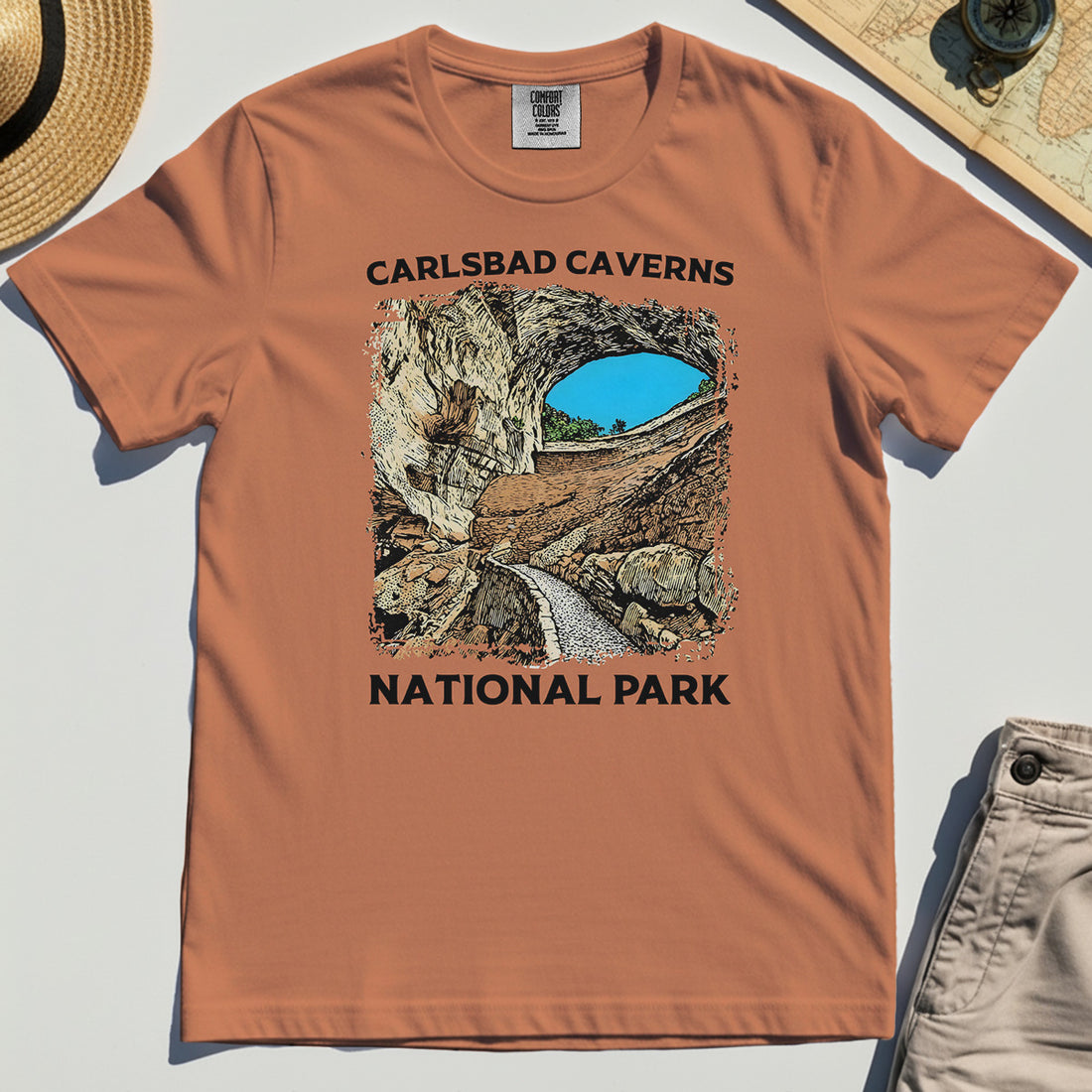 Carlsbad Caverns National Park Comfort Color Tee 1