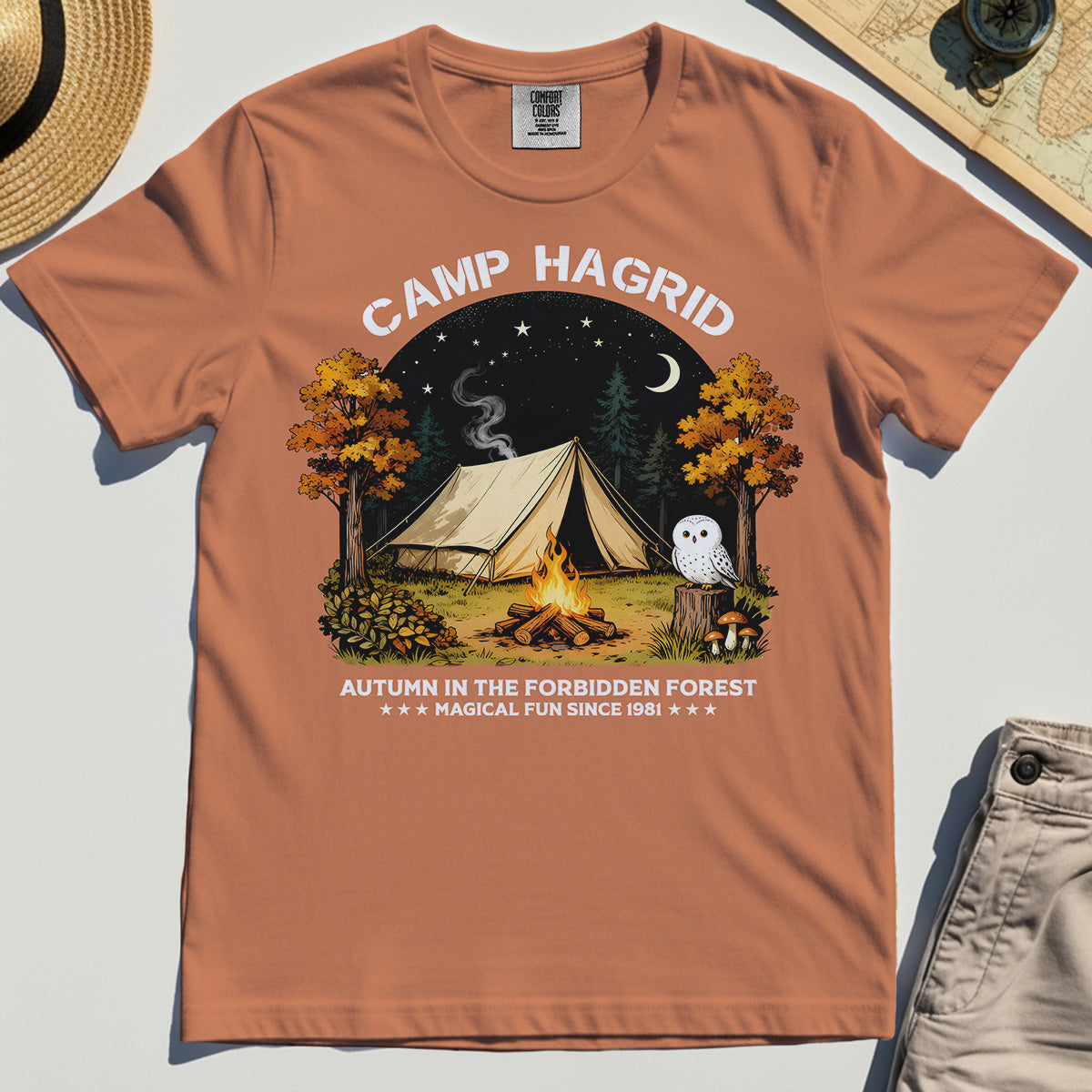 Vintage Camp Hagrid 1981 Comfort Color Tee 8
