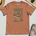 Camper’s Family Vacation Comfort Tee, Funny Outdoor Campfire Coffee Trail Mix Adventure Comfort Color Tee 8