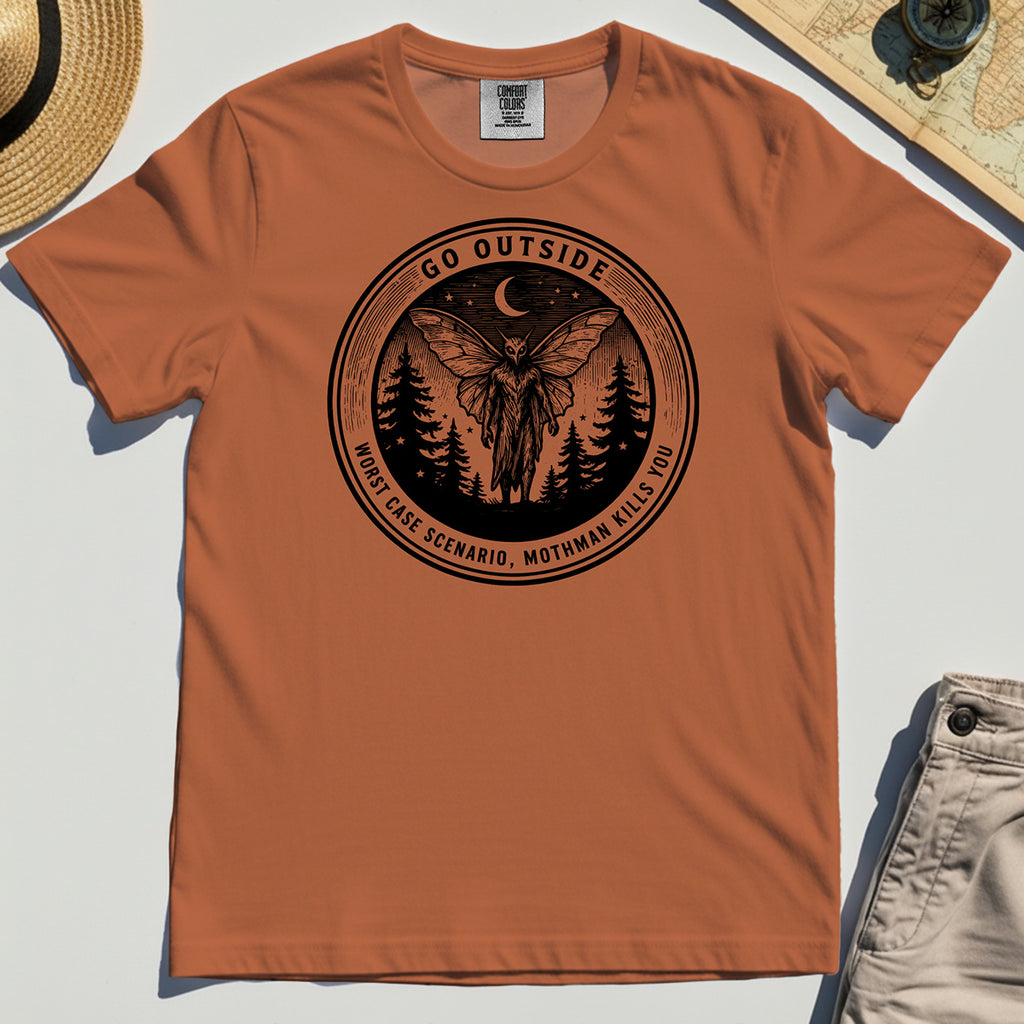 Funny Mothman Comfort Tees For Campers 8
