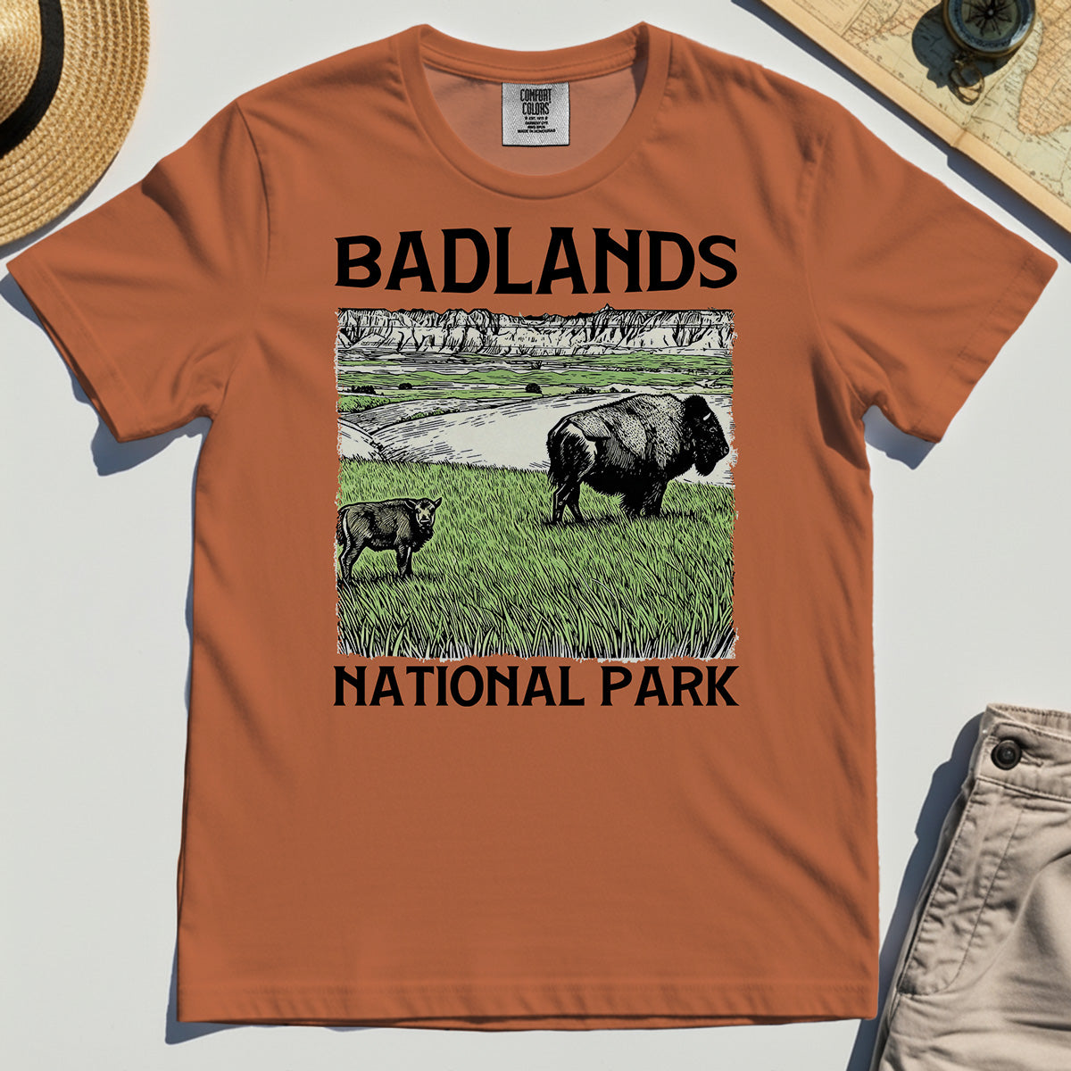 Badlands National Park Comfort Color Tee 8