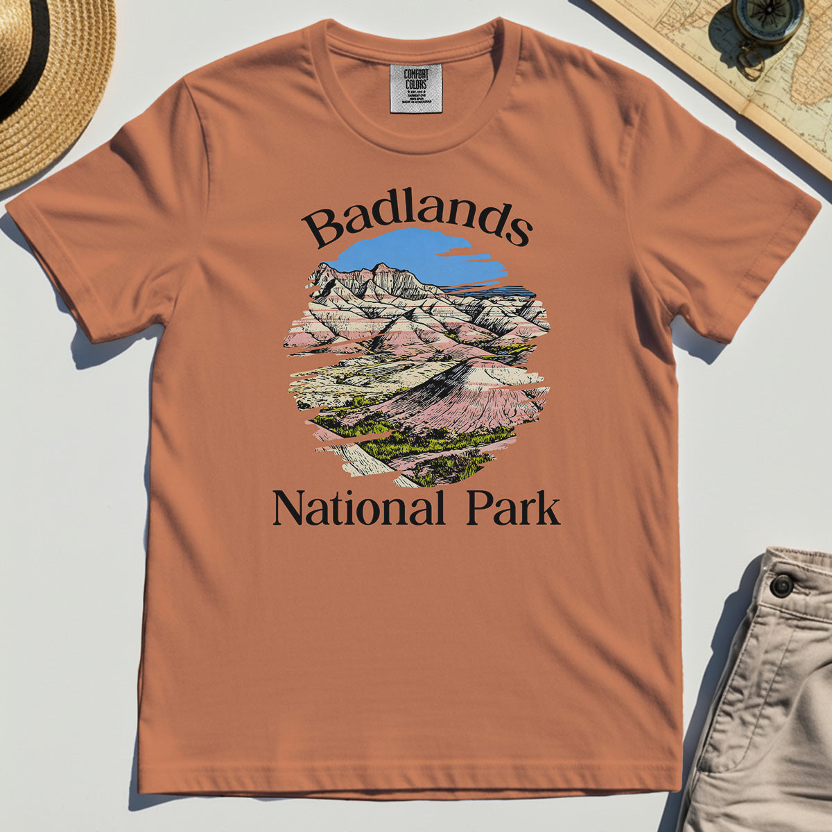 Badlands National Park Graphic Comfort Tee 8
