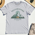 Yellowstone National Park T-Shirt, Bear & Pines Mountain Graphic Tee 4
