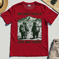 No Bad Trails Just Bad Knees T-Shirt, Vintage Bear Backpacking Shirt for Campers and Outdoor Enthusiasts 5