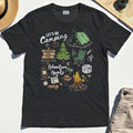 Let’s Go Camping Adventure T-Shirt, Funny Happy Camper T-Shirt For Outdoor Enthusiasts And Travelers 3