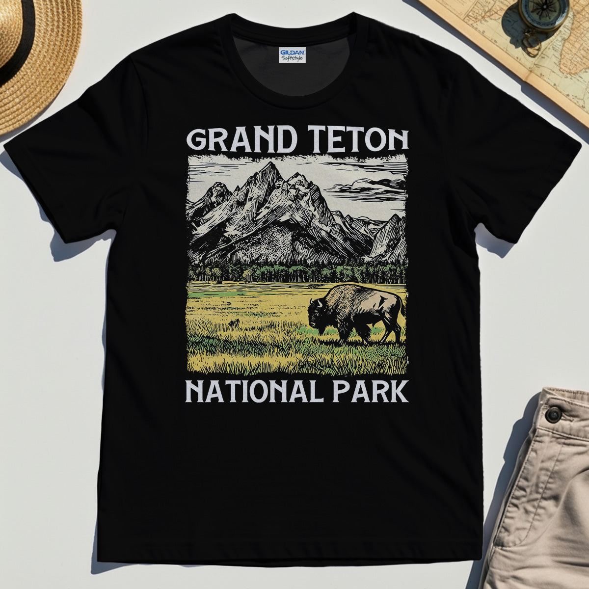 Vintage Grand Teton National Park T-Shirt 1