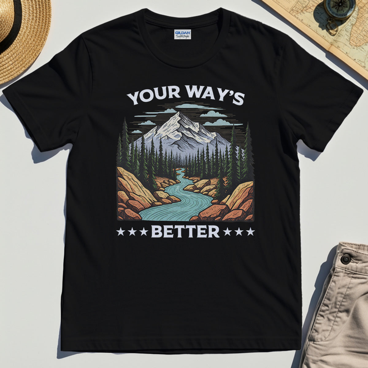 "Your Way’s Better" Inspirational Tee for Outdoor Campers 2