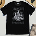 Campfire Social Club With Alien, Bigfoot, UFO And Raccoon T-Shirt 2