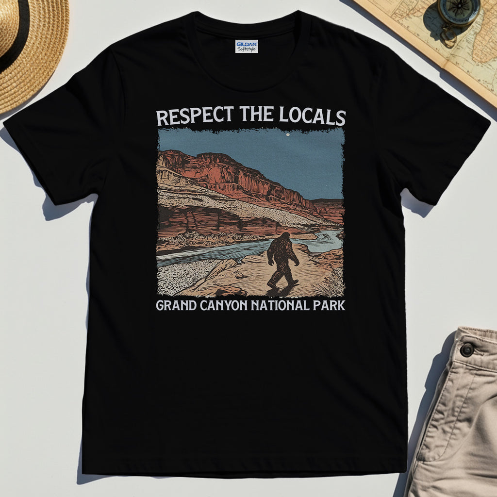 Respect The Locals Grand Canyon National Park T-Shirt 1