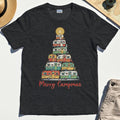 Retro Camper Van Christmas Shirt, Funny Holiday Camping T-Shirt For Men And Women 3