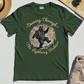 Dancing Through The Lightning Strikes Camping Bears T-Shirt 2