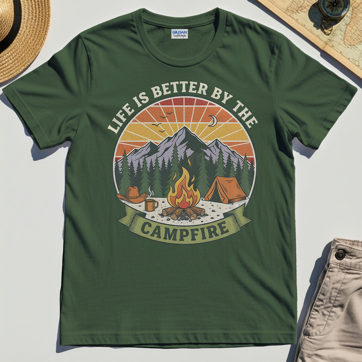 Life Is Better By The Campfire T-Shirt 3