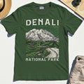 Denali National Park Shirt, National Park Mountain Landscape T-Shirt 2