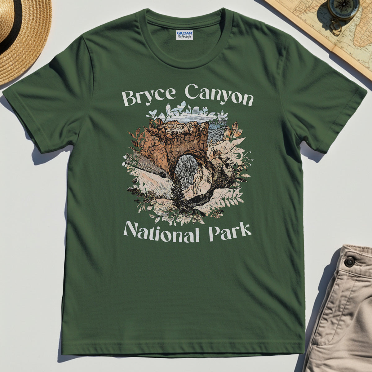 Retro Utah Nature Shirt For Outdoor Adventure & Campers 2