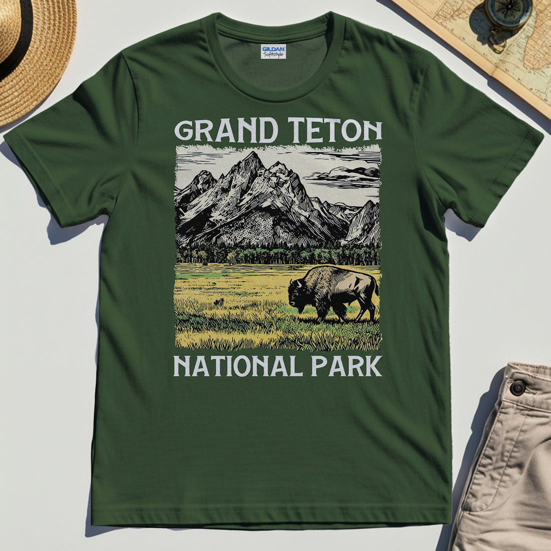 Vintage Grand Teton National Park T-Shirt 1