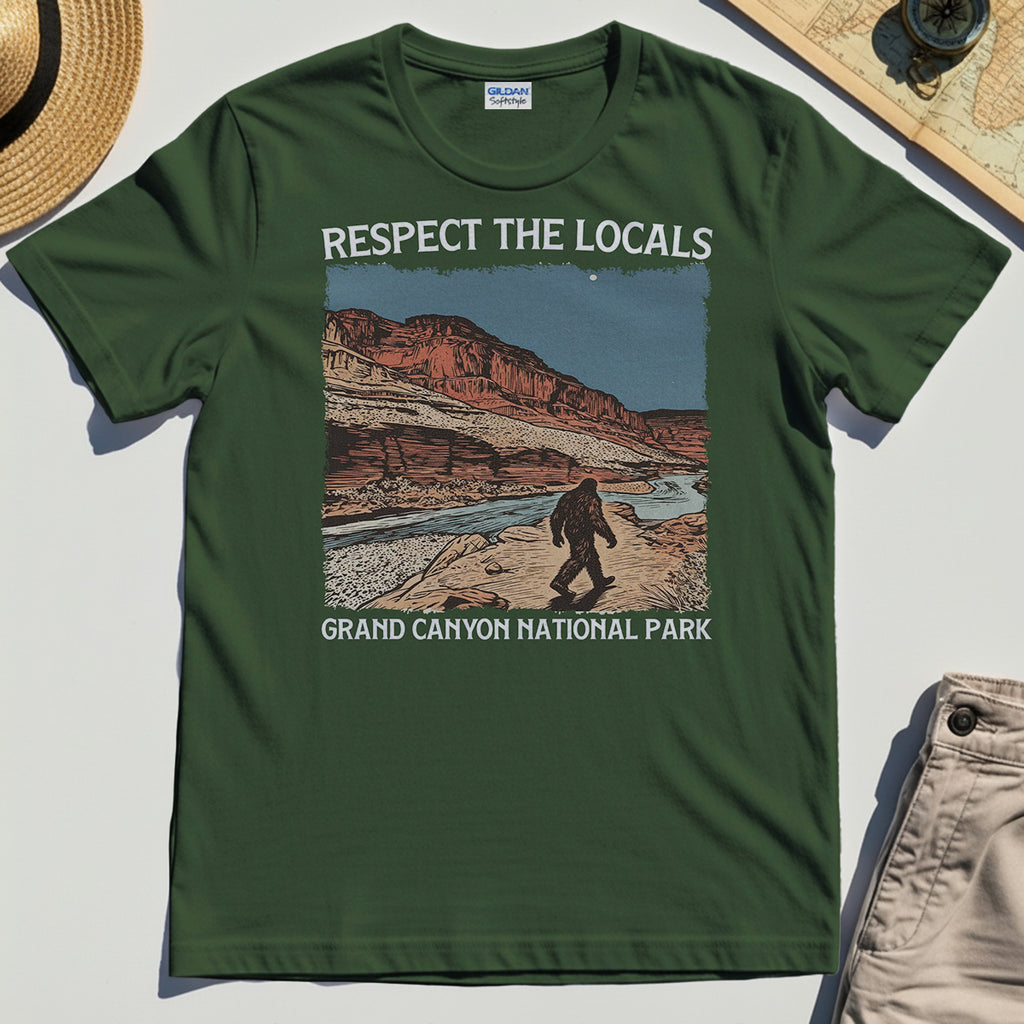 Respect The Locals Grand Canyon National Park T-Shirt 2