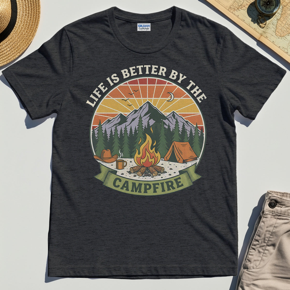Life Is Better By The Campfire T-Shirt 4