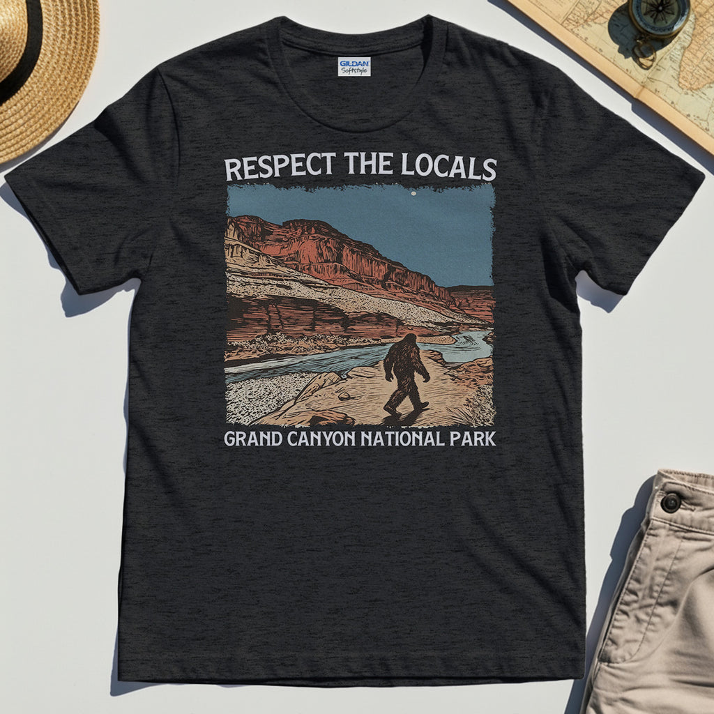 Respect The Locals Grand Canyon National Park T-Shirt 3