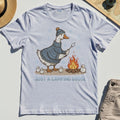 Funny Goose 'Just A Camping Goose' Outdoor Holiday Tee 5
