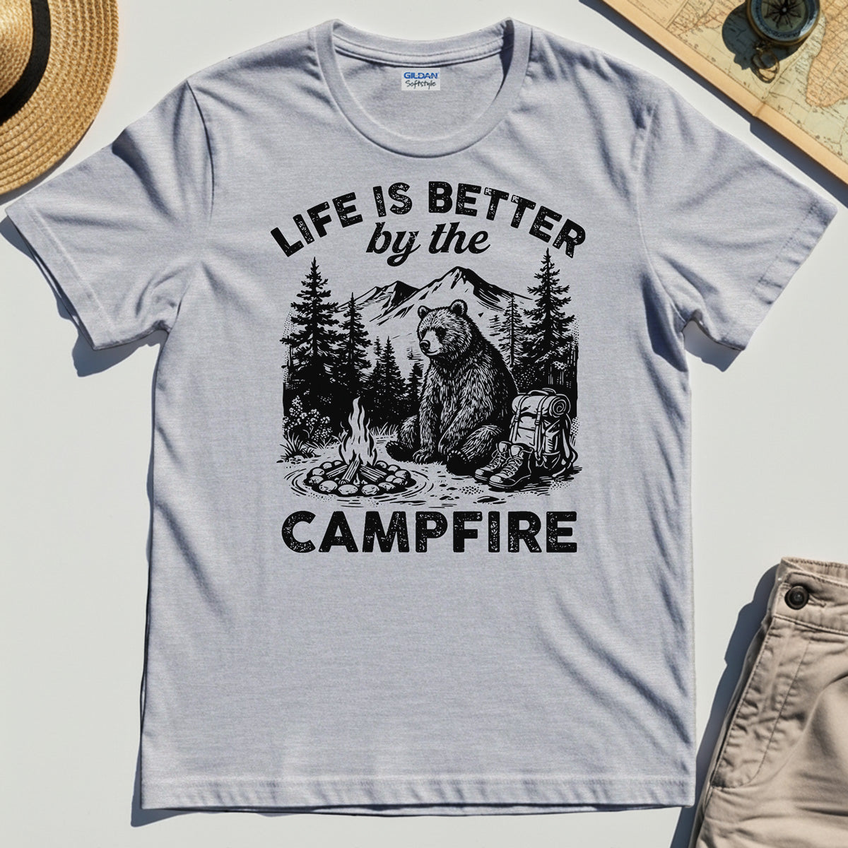 "Life Is Better By The Campfire" Quote Tee 4