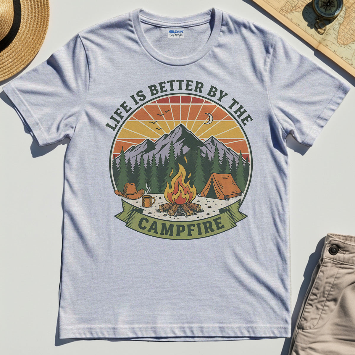Life Is Better By The Campfire T-Shirt 5