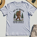 Out of Breath Hiking Society T-Shirt, Funny Sasquatch Outdoor Camping Tee 4