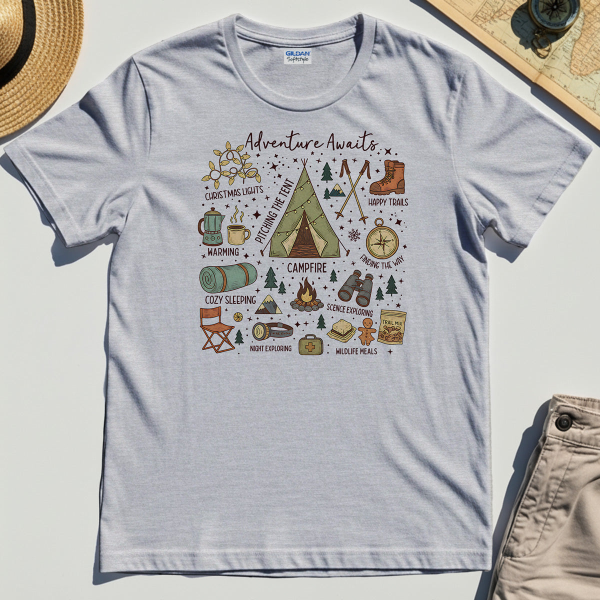 Camping Adventure Awaits T-Shirt 5