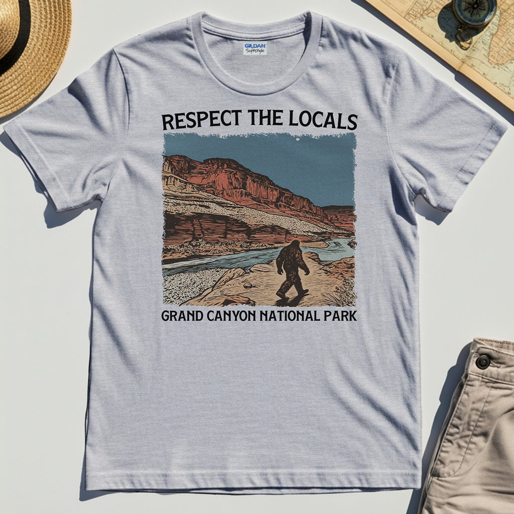 Respect The Locals Grand Canyon National Park T-Shirt 4