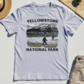 Yellowstone National Park T-Shirt, Bigfoot Hiking Graphic 4