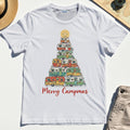 Retro Camper Van Christmas Shirt, Funny Holiday Camping T-Shirt For Men And Women 8