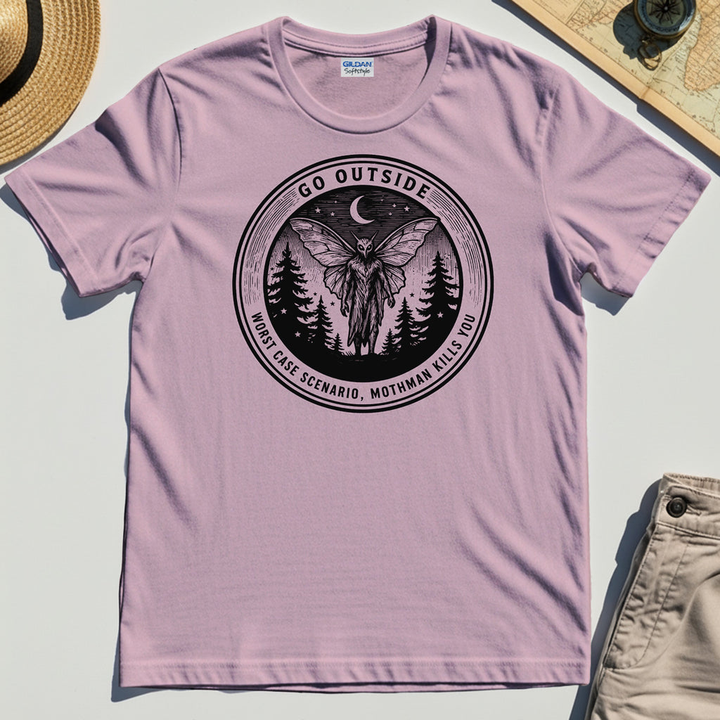 Funny Mothman T-Shirt For Campers 5